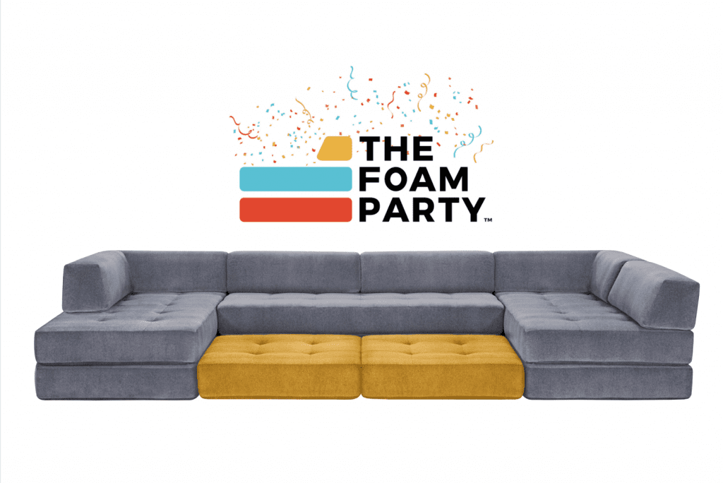 The Foam Party Sofa Holiday Gift Guide Miami Mom Collective The Foam Party Sofa Holiday Gift Guide Miami Mom Collective