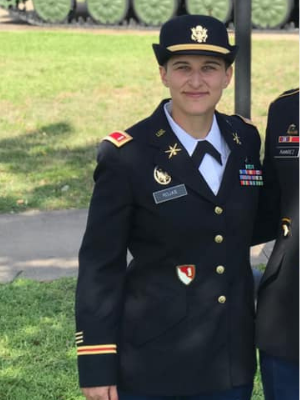 Image: A female soldier