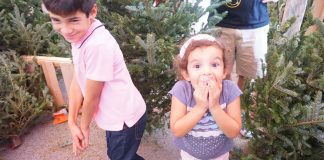 Keeping It Real: Christmas Trees and Our Happy Family Memories girl excited picking christmas tree