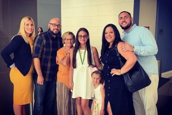 Image: Krystal's blended family