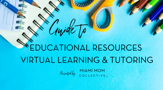 Educational Resources Guide: Tutoring, Therapists & More! Educational Resources, School Assistance & Tutoring Guide Miami Mom Collective