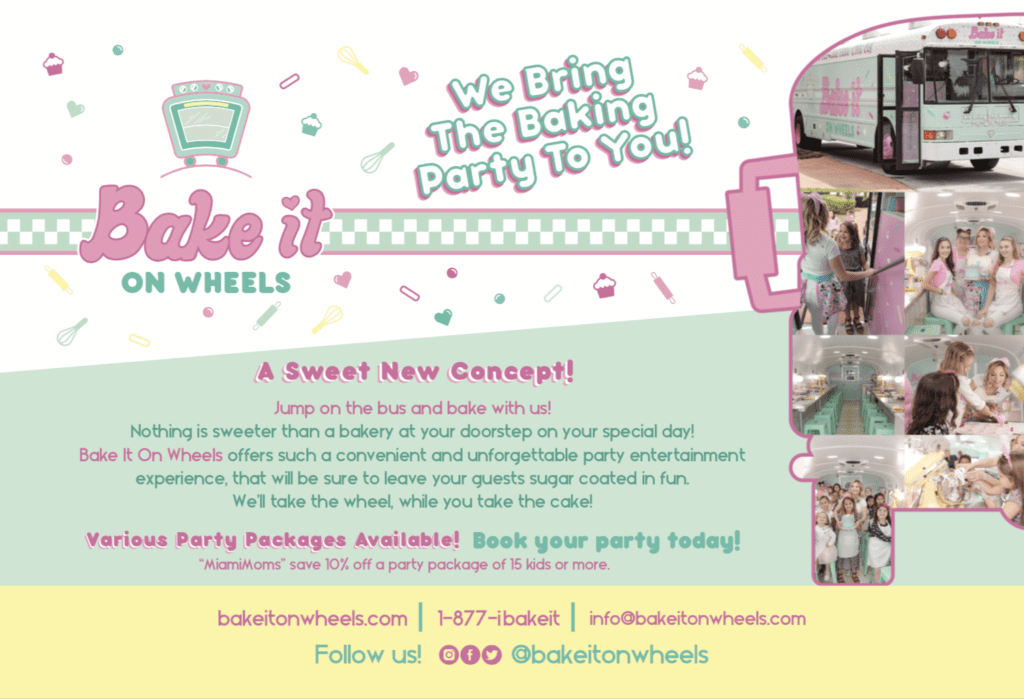 Social Distancing Birthday Guide Miami Moms Blog Bake It On Wheels