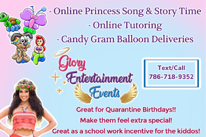 miami moms blog social distancing birthday guide glory entertainment group