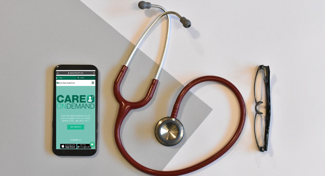 Care On Demand from Baptist Health: Visit with a Doctor from Your Home Miami moms blog