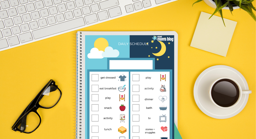 FREE Printable Daily Schedule Template FREE Printable Daily Schedule Template | Miami Moms Blog