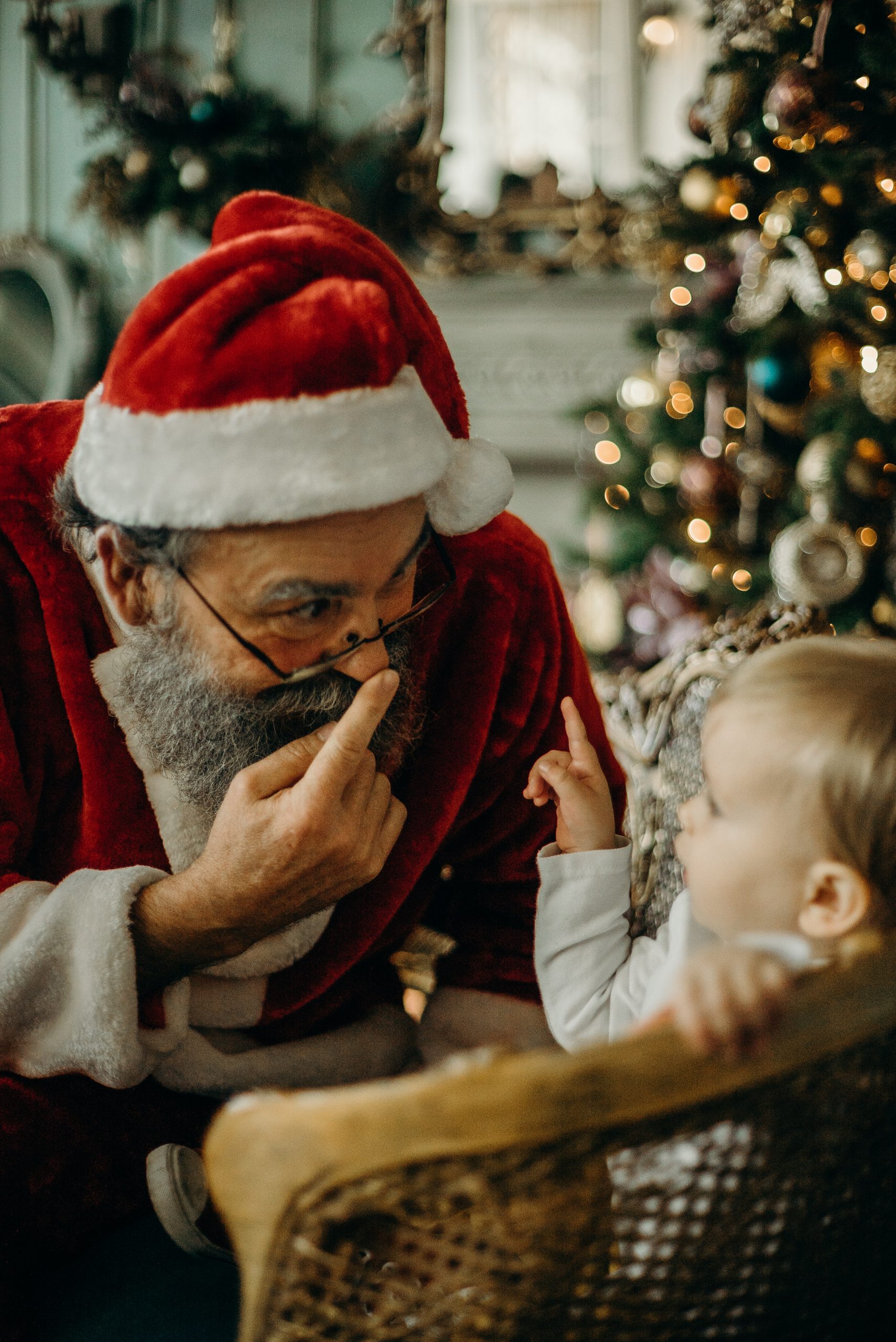Santa and Baby Adita Lang Contributor Miami Moms Blog