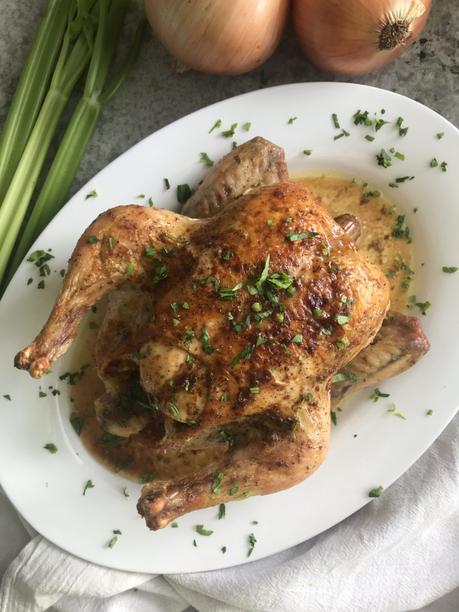 Easy Breezy Whole Roasted Chicken whole roasted chicken
