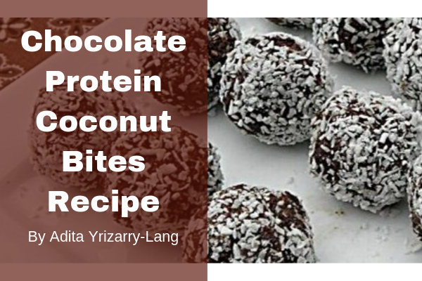 Chocolate Protein Coconut Bites Recipe Chocolate Protein Coconut Bites Recipe Miami Moms Blog Contributor Adita Lang