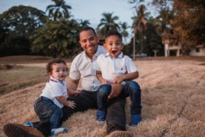 Image: A dad with his sons