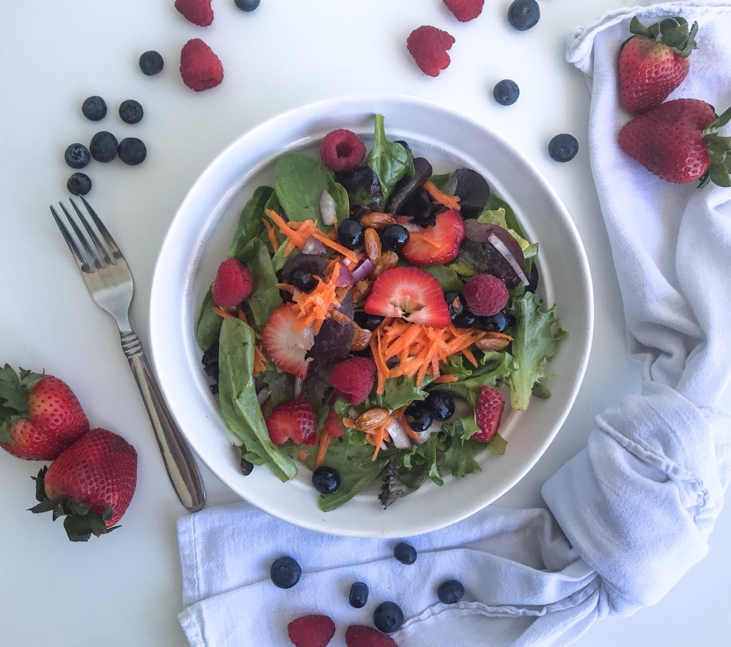berry salad Springtime Berry Salad: An Easy & Delicious Meal Whitney Khan Contributor Miami Moms Blog