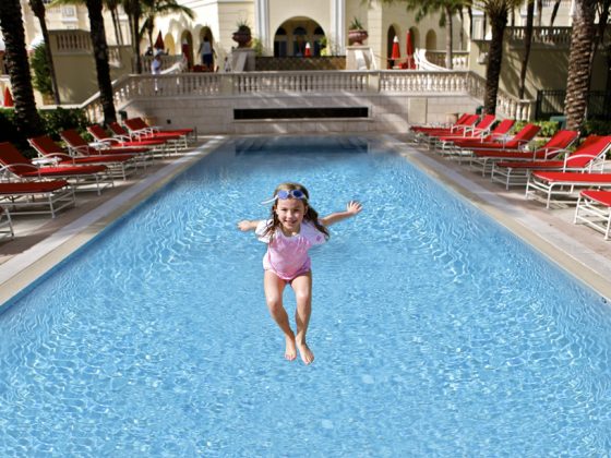 5 Unexpected Family-Friendly Luxury Hotels in Miami Girl-Jumping-Into-Pool 5 Unexpected Family-Friendly Luxury Hotels in Miami Ann Ueno Contributor Miami Moms Blog