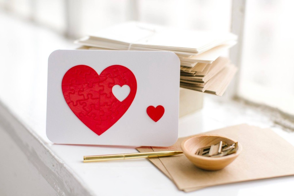 Valentine Fun: Alternative Ways to Celebrate February 14th Celebrate love Card with heart puzzle Alternative Ways to Celebrate Love With Your Valentine Vanessa Santamaria Contributor Miami Moms Blog