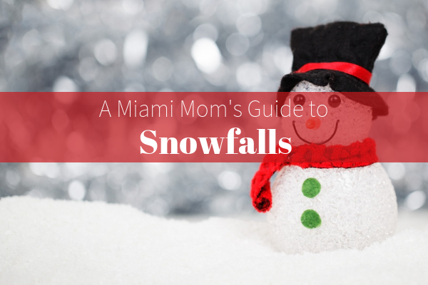 A White Christmas: 3 Places to See a Snowfall in Miami Snowfall Guide to Snowfalls Miami Moms Blog