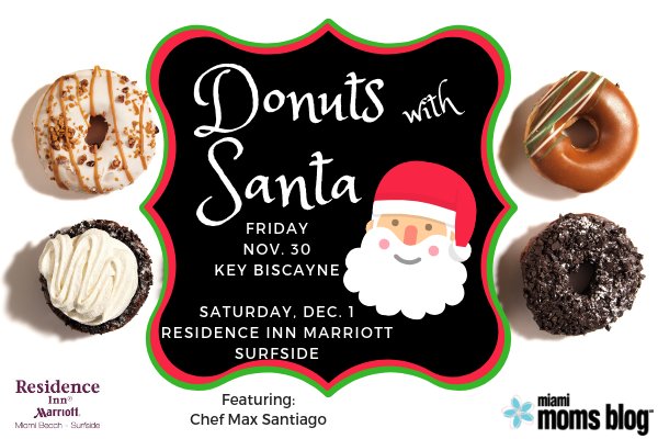 Donuts with Santa Miami Moms Blog Key Biscayne Surfside