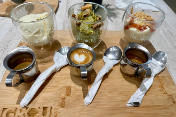 3 Types of Affogato - espresso with gelato