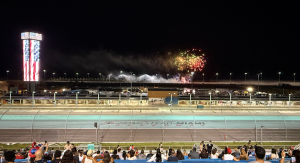 Image: Fireworks over the Homestead Speedway in Homestead, FL