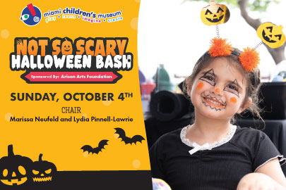 2026 Fall Events & Activities Guide Miami Children's Museum Image: An infographic for Miami Children's Museum's annual Not So Scary Halloween Bash Event on October 4, 2026